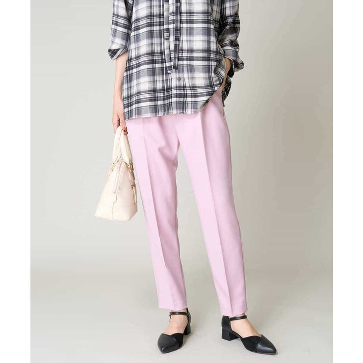 【洗える/イージーケア/毛玉になりにくい】美楽るイージーテーパードパンツ | a.v.v【WOMEN】 | 詳細画像1 