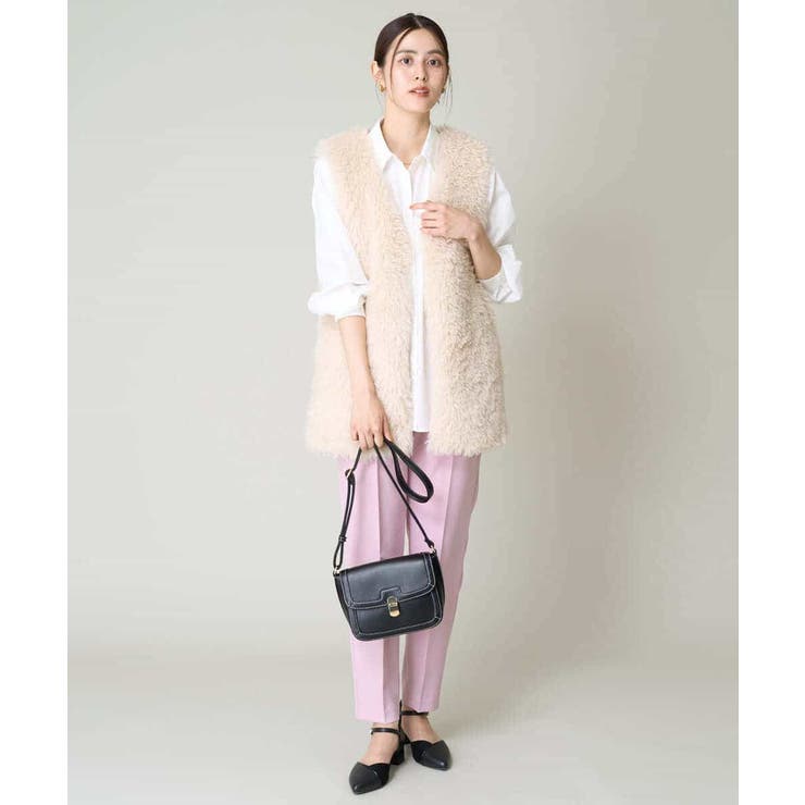 【洗える/イージーケア/毛玉になりにくい】美楽るイージーテーパードパンツ | a.v.v【WOMEN】 | 詳細画像7 