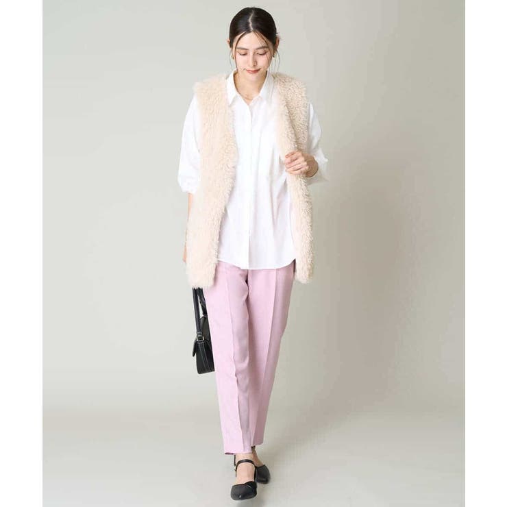 【洗える/イージーケア/毛玉になりにくい】美楽るイージーテーパードパンツ | a.v.v【WOMEN】 | 詳細画像8 