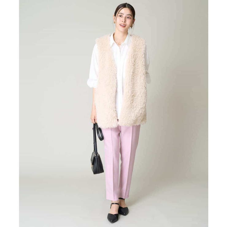 【洗える/イージーケア/毛玉になりにくい】美楽るイージーテーパードパンツ | a.v.v【WOMEN】 | 詳細画像9 