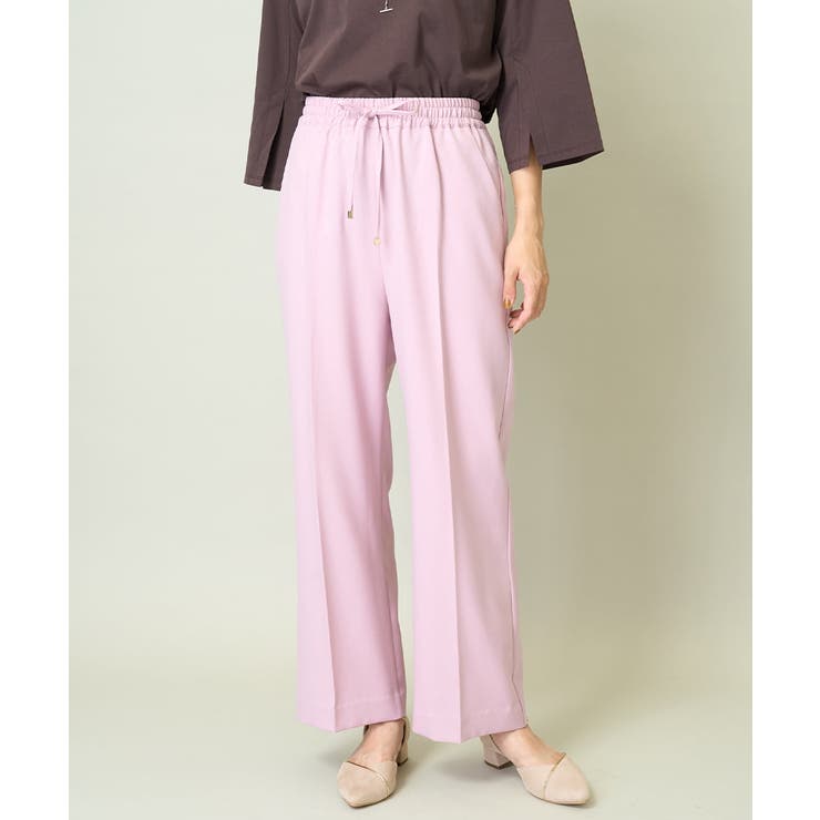 【洗える/イージーケア/毛玉になりにくい】美楽るイージーワイドパンツ | a.v.v【WOMEN】 | 詳細画像5 