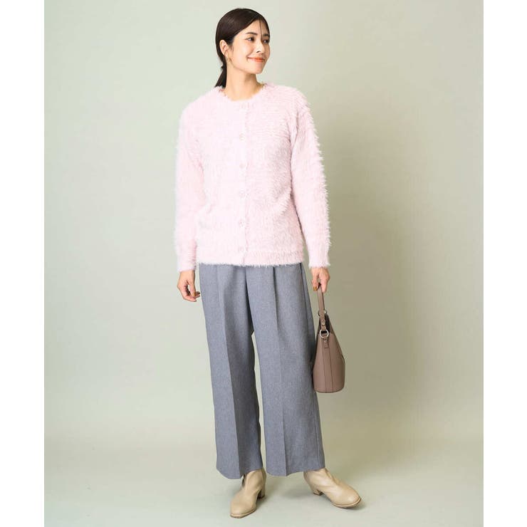 【洗える/イージーケア/毛玉になりにくい】美楽るスッキリ見えワイドパンツ | a.v.v【WOMEN】 | 詳細画像14 