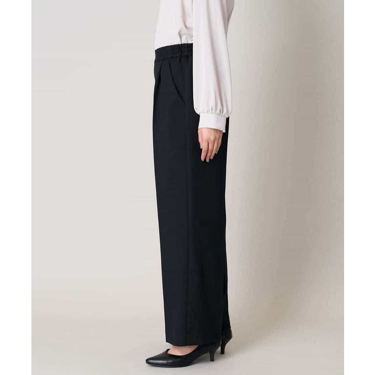 【洗える/イージーケア/毛玉になりにくい】美楽るスッキリ見えワイドパンツ | a.v.v【WOMEN】 | 詳細画像25 