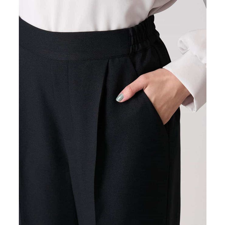 【洗える/イージーケア/毛玉になりにくい】美楽るスッキリ見えワイドパンツ | a.v.v【WOMEN】 | 詳細画像28 