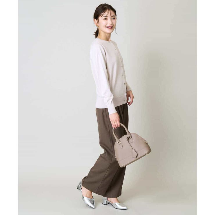 【洗える/イージーケア/毛玉になりにくい】美楽るスッキリ見えワイドパンツ | a.v.v【WOMEN】 | 詳細画像5 