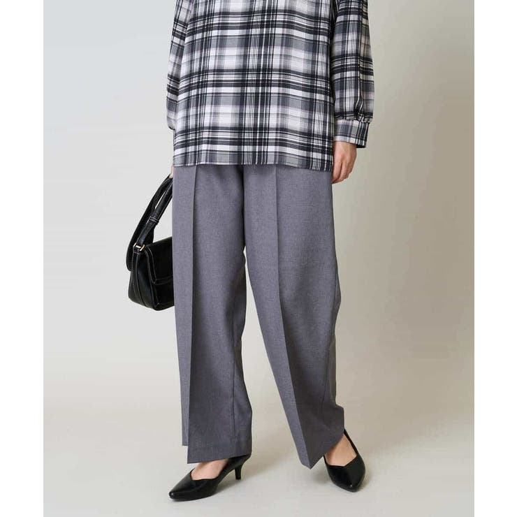 【洗える/イージーケア/吸水速乾/毛玉になりにくい】美楽るイージーワイドパンツ | a.v.v【WOMEN】 | 詳細画像10 