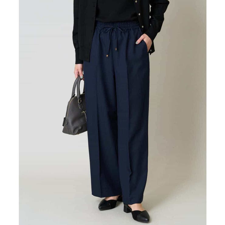 【洗える/イージーケア/吸水速乾/毛玉になりにくい】美楽るイージーワイドパンツ | a.v.v【WOMEN】 | 詳細画像2 