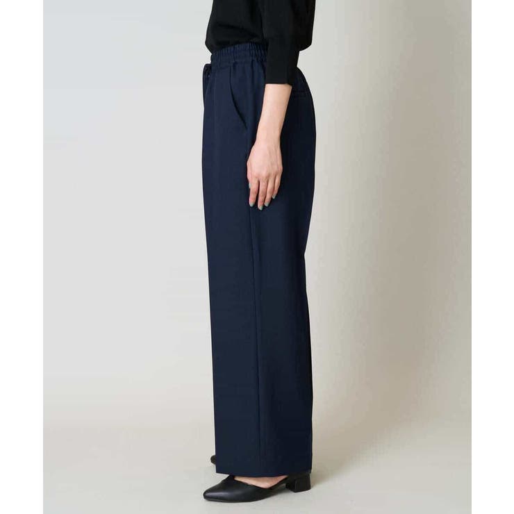 【洗える/イージーケア/吸水速乾/毛玉になりにくい】美楽るイージーワイドパンツ | a.v.v【WOMEN】 | 詳細画像28 