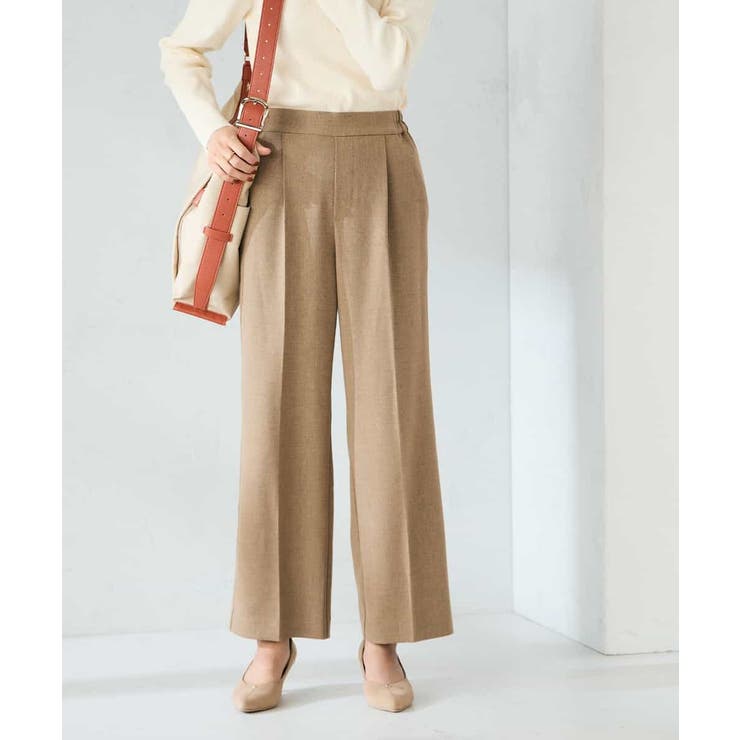 【洗える】ツイード調ストレートパンツ | a.v.v【WOMEN】 | 詳細画像1 