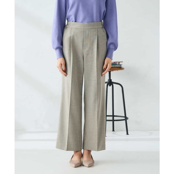 【洗える】ツイード調ストレートパンツ | a.v.v【WOMEN】 | 詳細画像13 