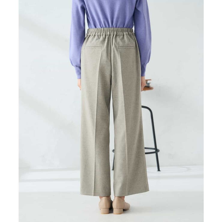 【洗える】ツイード調ストレートパンツ | a.v.v【WOMEN】 | 詳細画像15 