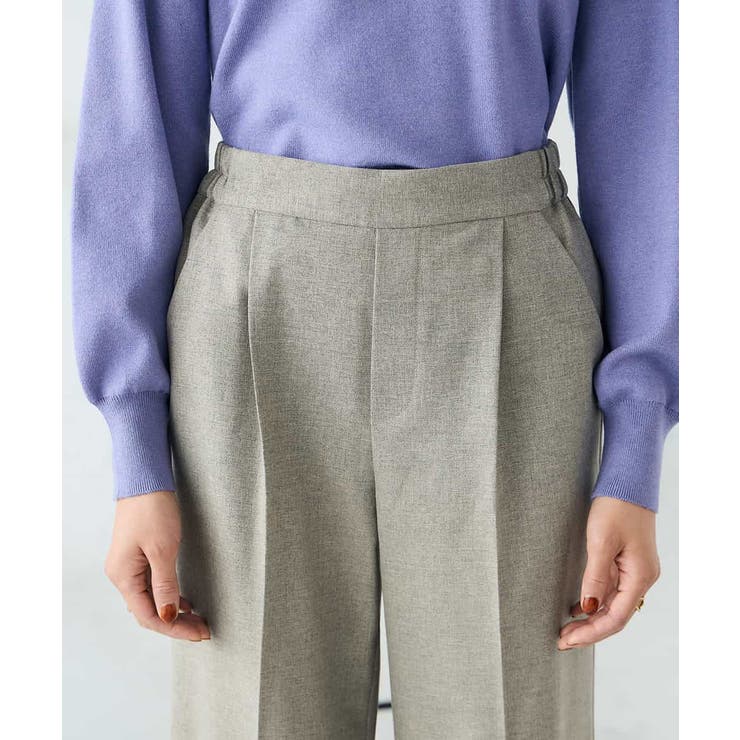 【洗える】ツイード調ストレートパンツ | a.v.v【WOMEN】 | 詳細画像16 