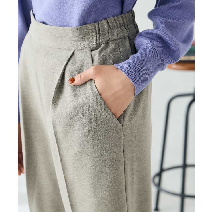 【洗える】ツイード調ストレートパンツ | a.v.v【WOMEN】 | 詳細画像18 