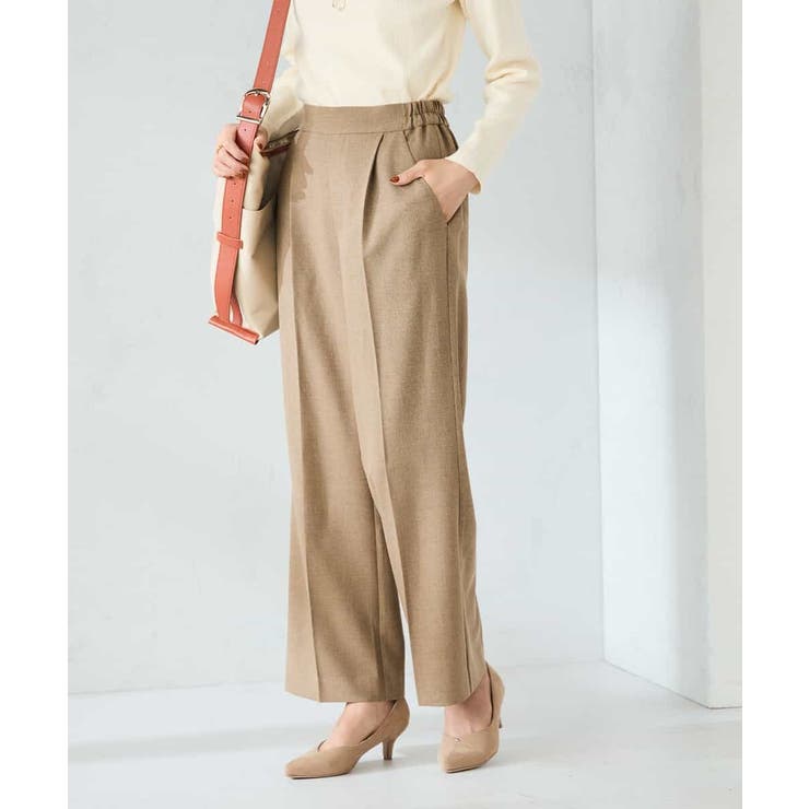 【洗える】ツイード調ストレートパンツ | a.v.v【WOMEN】 | 詳細画像2 