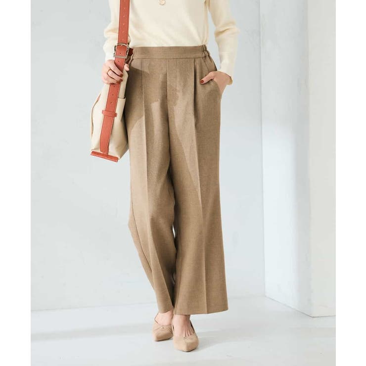 【洗える】ツイード調ストレートパンツ | a.v.v【WOMEN】 | 詳細画像3 