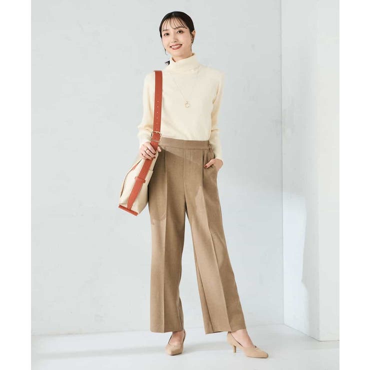 【洗える】ツイード調ストレートパンツ | a.v.v【WOMEN】 | 詳細画像4 