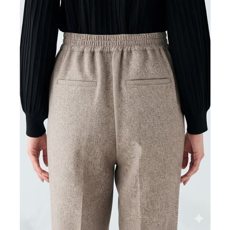 【マシンウォッシャブル】ツイード調ストレートパンツ | a.v.v【WOMEN】 | 詳細画像21 