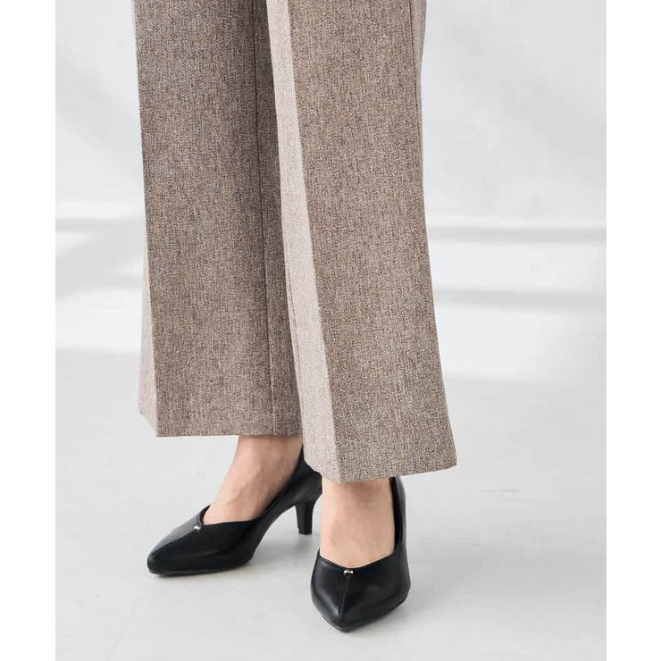 【マシンウォッシャブル】ツイード調ストレートパンツ | a.v.v【WOMEN】 | 詳細画像23 