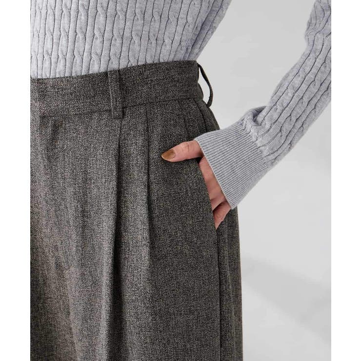 【マシンウォッシャブル 雑誌InRed(宝島社)12月号掲載】ツイード調ワイドパ… | a.v.v【WOMEN】 | 詳細画像21 