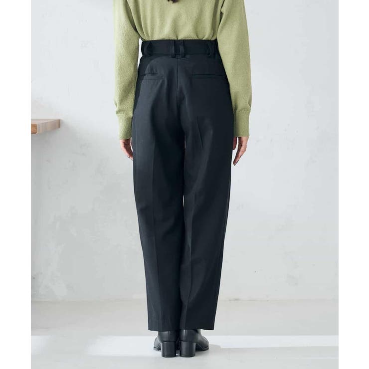 【洗える/裏起毛】タックテーパードパンツ | a.v.v【WOMEN】 | 詳細画像16 