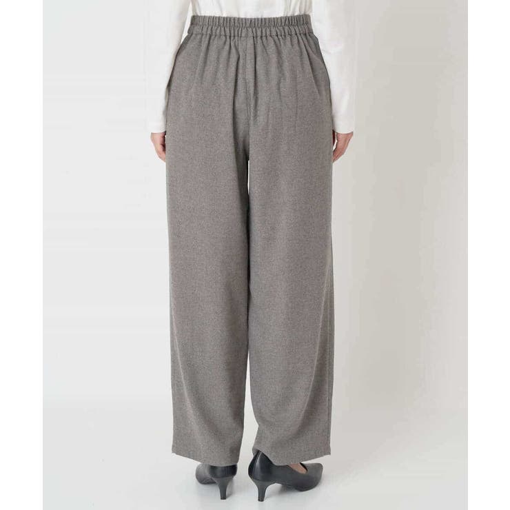 梳毛調マルチタックワイドパンツ[品番：ITKW0014062]｜a.v.v【WOMEN