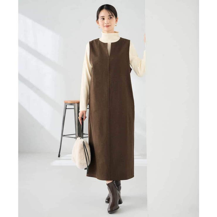 千鳥ジャガードジャンスカ | a.v.v【WOMEN】 | 詳細画像17 