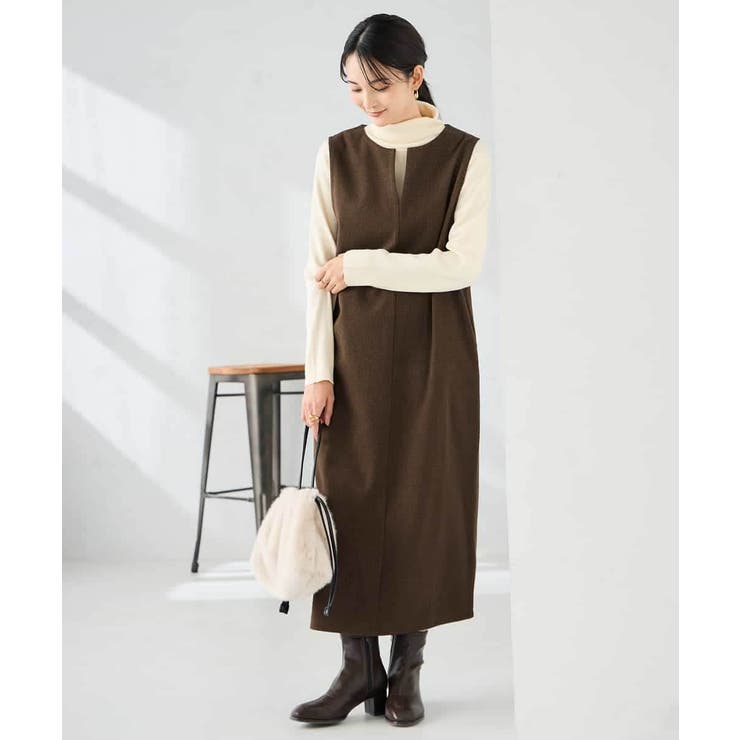 千鳥ジャガードジャンスカ | a.v.v【WOMEN】 | 詳細画像22 