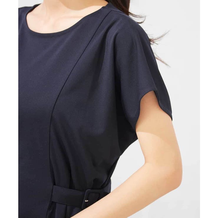 【UVカット/速乾/イージーケア】ウエストベルトフレアワンピース | a.v.v【WOMEN】 | 詳細画像17 