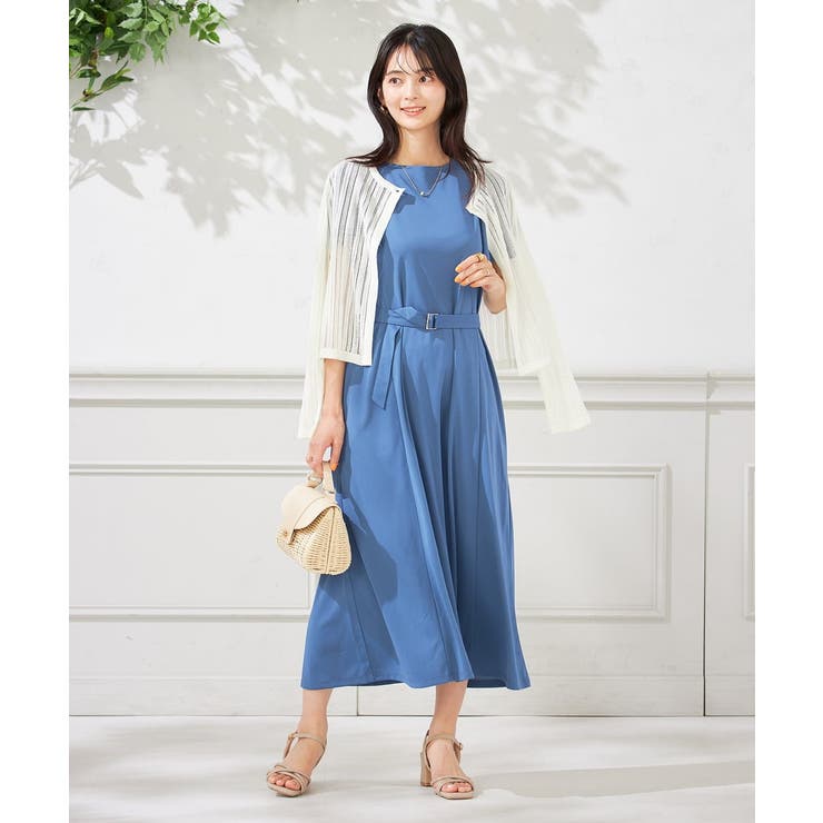 【UVカット/吸水速乾/イージーケア】フレアスリーブワンピース | a.v.v【WOMEN】 | 詳細画像10 