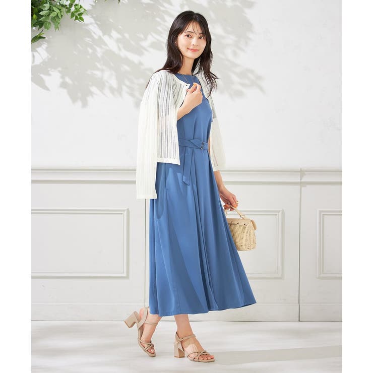 【UVカット/吸水速乾/イージーケア】フレアスリーブワンピース | a.v.v【WOMEN】 | 詳細画像11 