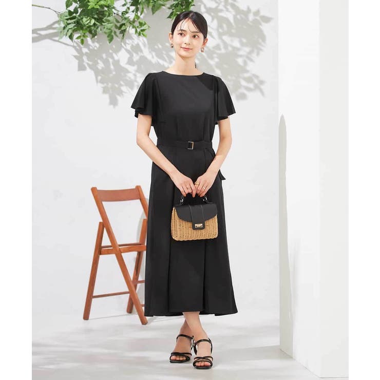 【UVカット/吸水速乾/イージーケア】フレアスリーブワンピース | a.v.v【WOMEN】 | 詳細画像12 