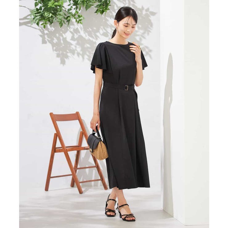 【UVカット/吸水速乾/イージーケア】フレアスリーブワンピース | a.v.v【WOMEN】 | 詳細画像14 