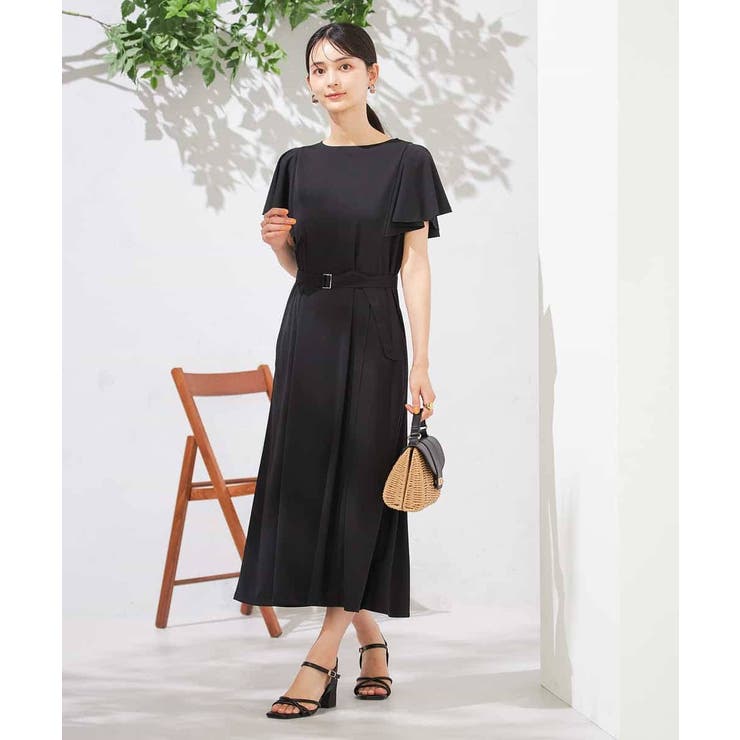 【UVカット/吸水速乾/イージーケア】フレアスリーブワンピース | a.v.v【WOMEN】 | 詳細画像16 