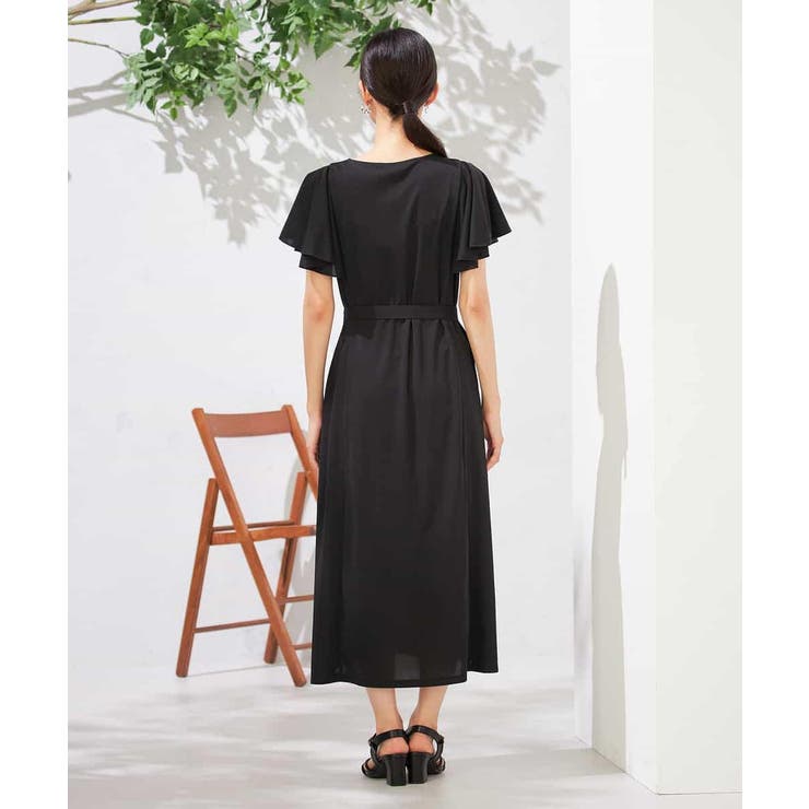 【UVカット/吸水速乾/イージーケア】フレアスリーブワンピース | a.v.v【WOMEN】 | 詳細画像22 