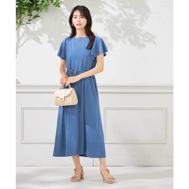 【UVカット/吸水速乾/イージーケア】フレアスリーブワンピース | a.v.v【WOMEN】 | 詳細画像4 