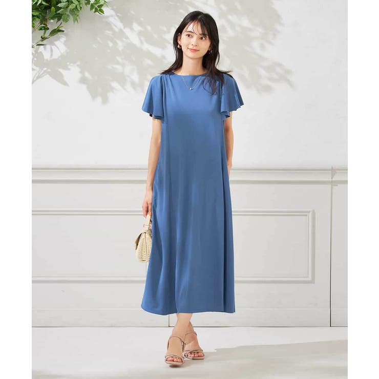 【UVカット/吸水速乾/イージーケア】フレアスリーブワンピース | a.v.v【WOMEN】 | 詳細画像5 