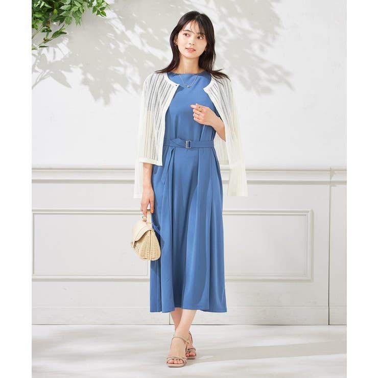 【UVカット/吸水速乾/イージーケア】フレアスリーブワンピース | a.v.v【WOMEN】 | 詳細画像9 