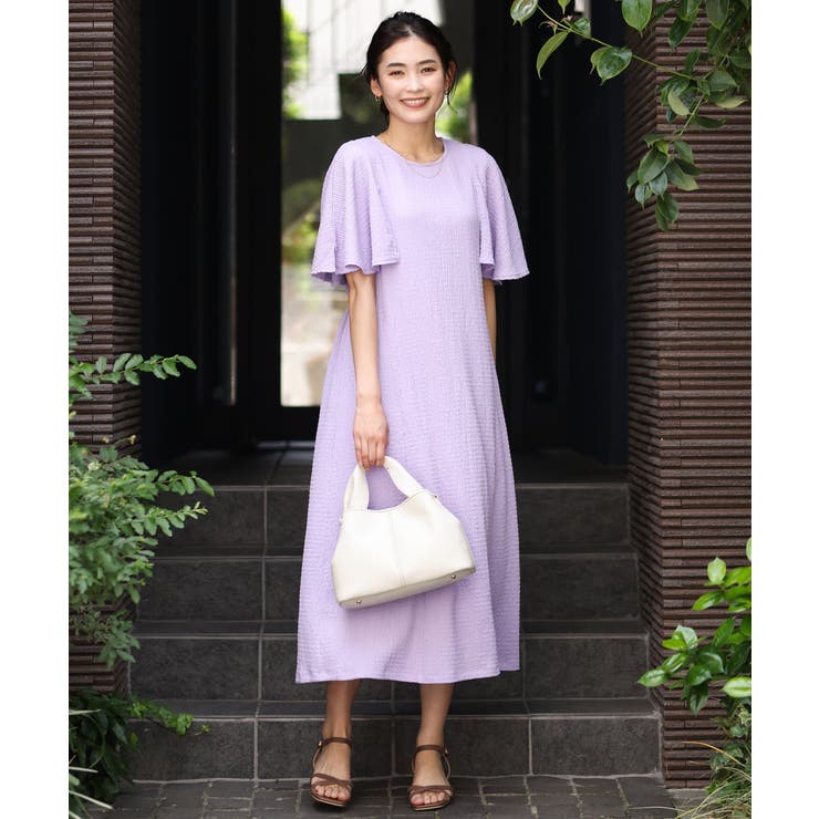 秒映えケープスリーブワンピース | a.v.v【WOMEN】 | 詳細画像14 