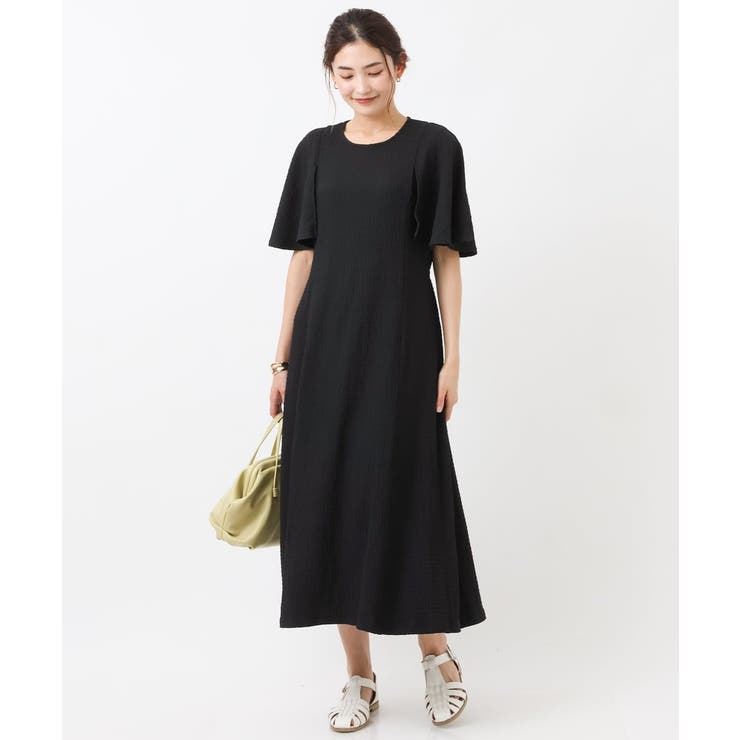 秒映えケープスリーブワンピース | a.v.v【WOMEN】 | 詳細画像2 