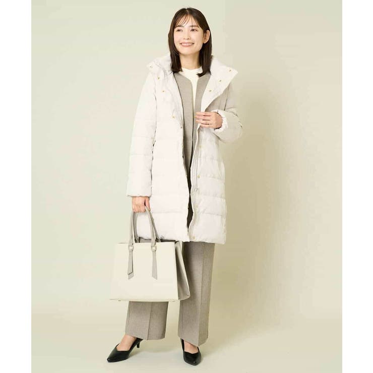 フーデッドロングダウンコート | a.v.v【WOMEN】 | 詳細画像10 