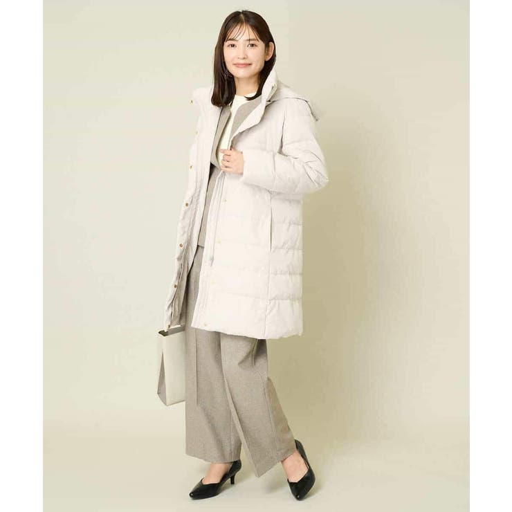 フーデッドロングダウンコート | a.v.v【WOMEN】 | 詳細画像11 