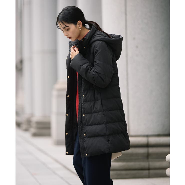 フーデッドロングダウンコート | a.v.v【WOMEN】 | 詳細画像15 