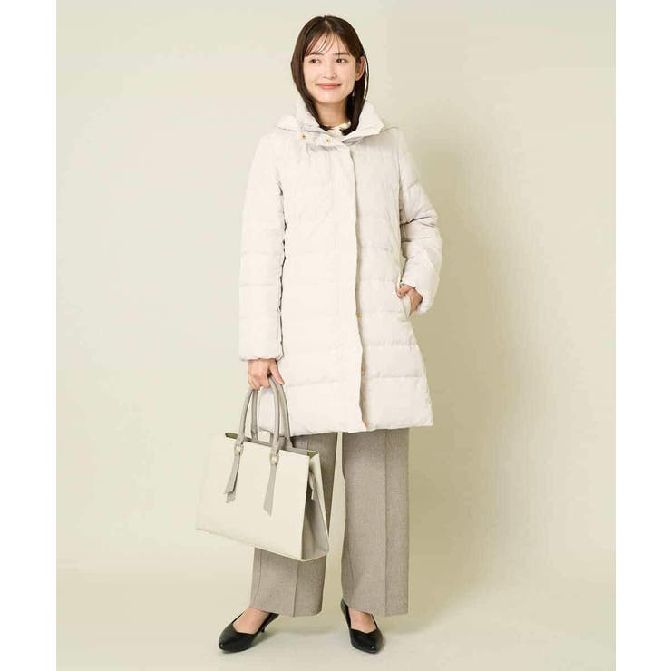 フーデッドロングダウンコート | a.v.v【WOMEN】 | 詳細画像6 