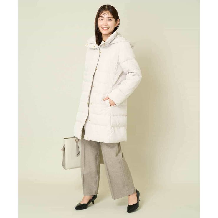 フーデッドロングダウンコート | a.v.v【WOMEN】 | 詳細画像7 