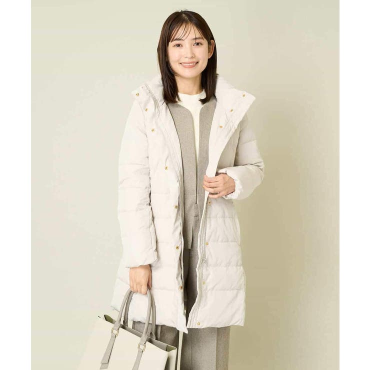 フーデッドロングダウンコート | a.v.v【WOMEN】 | 詳細画像8 