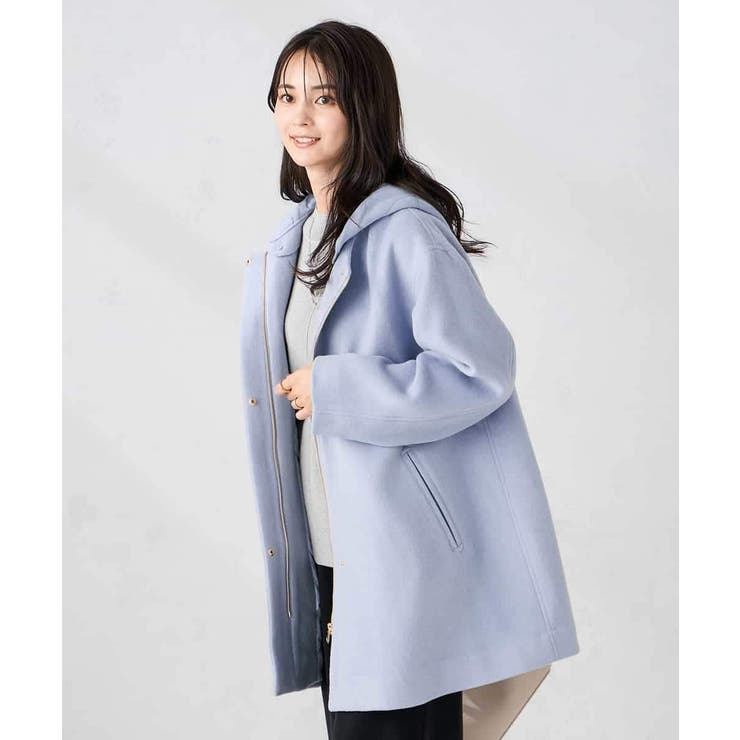 【２WAY】Aラインフーデッドミドルコート | a.v.v【WOMEN】 | 詳細画像1 