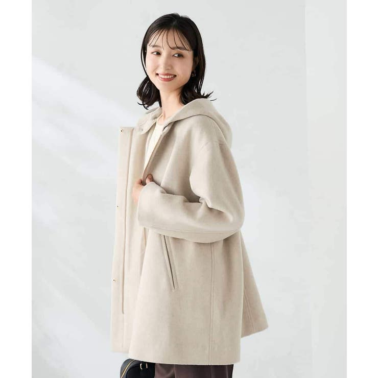 【２WAY】Aラインフーデッドミドルコート | a.v.v【WOMEN】 | 詳細画像10 