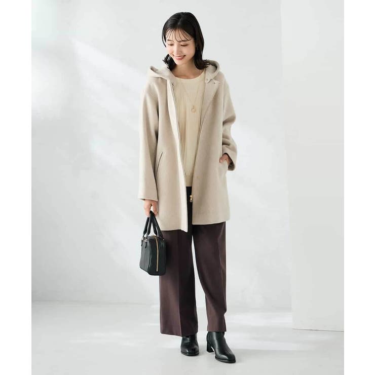 【２WAY】Aラインフーデッドミドルコート | a.v.v【WOMEN】 | 詳細画像11 