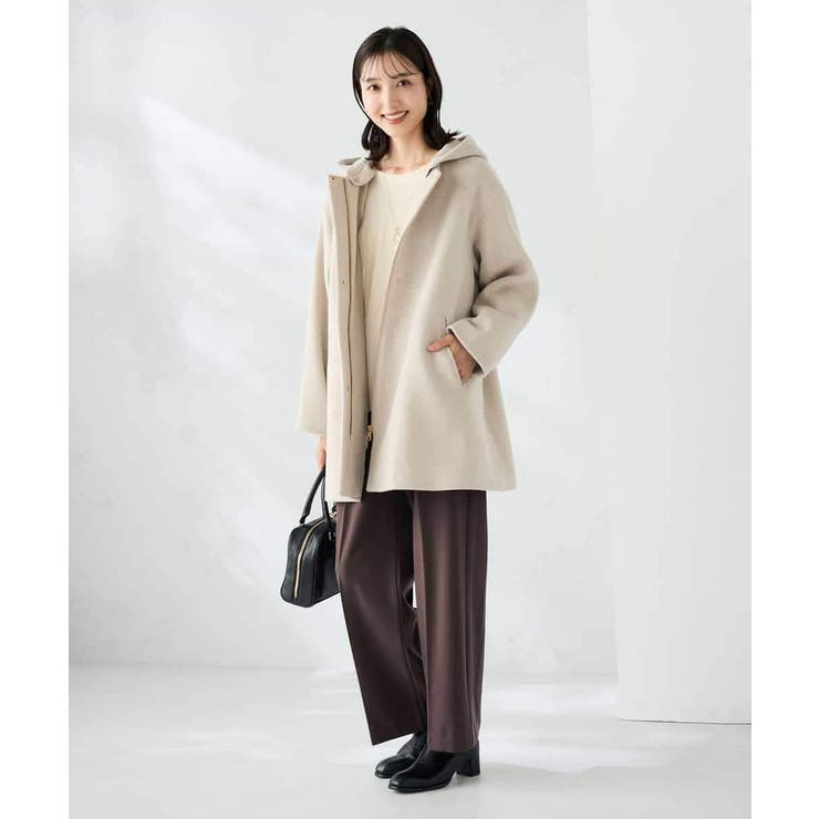 【２WAY】Aラインフーデッドミドルコート | a.v.v【WOMEN】 | 詳細画像12 