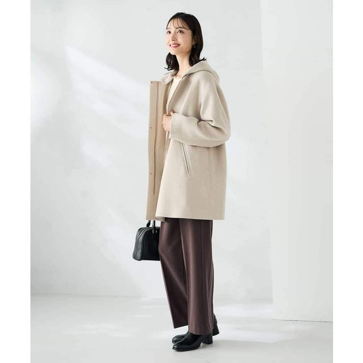 【２WAY】Aラインフーデッドミドルコート | a.v.v【WOMEN】 | 詳細画像13 